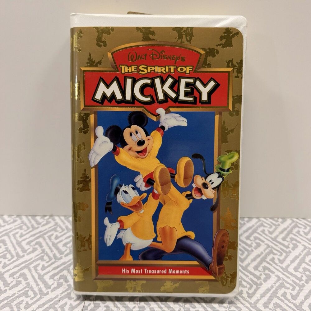 Spirit of Mickey VHS 1997 Animated Classic Disney Home Video EUC